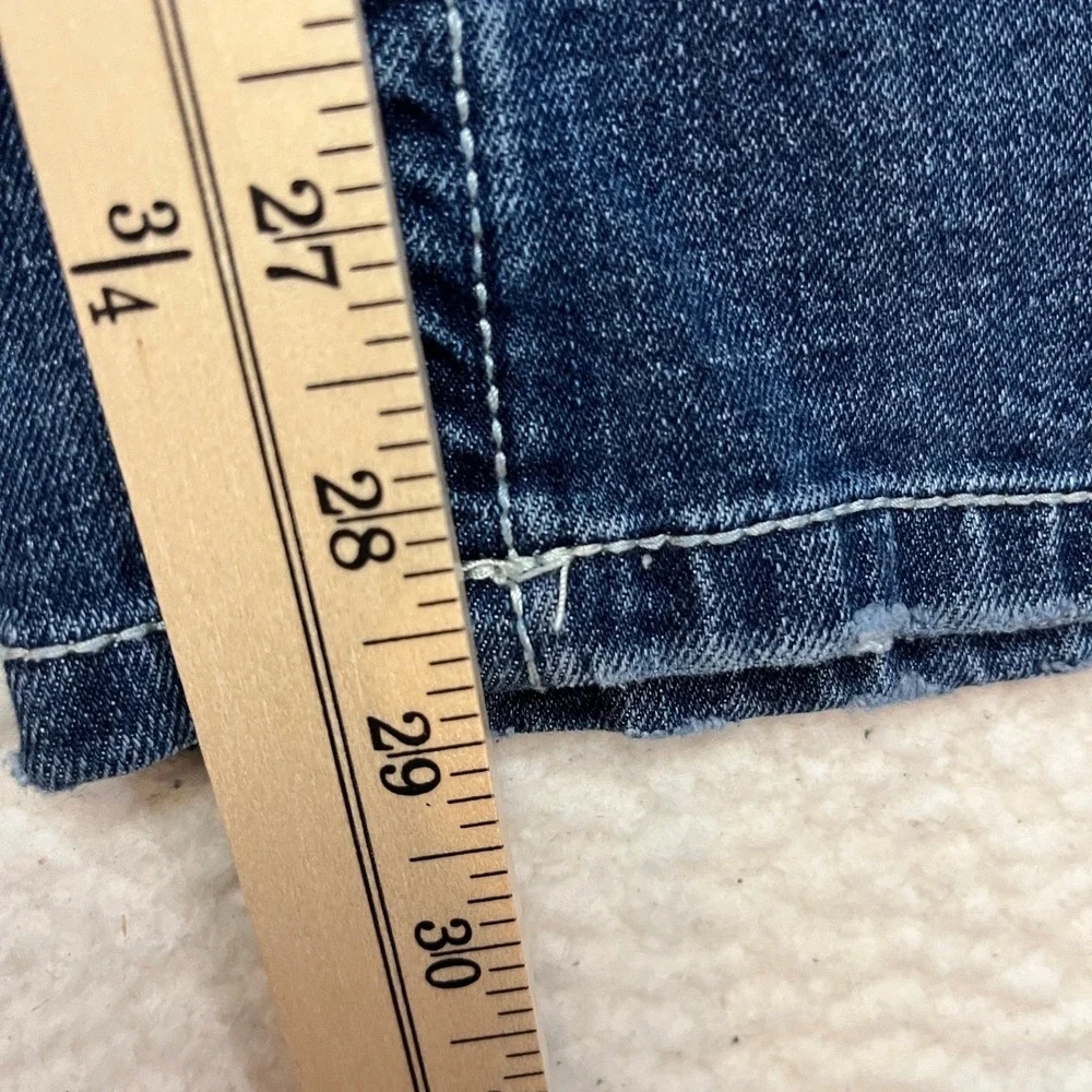 TK Axel Jeans Mens 32x30 Blue Slim Boot Hartford Conn Contrast Stitch Denim‎